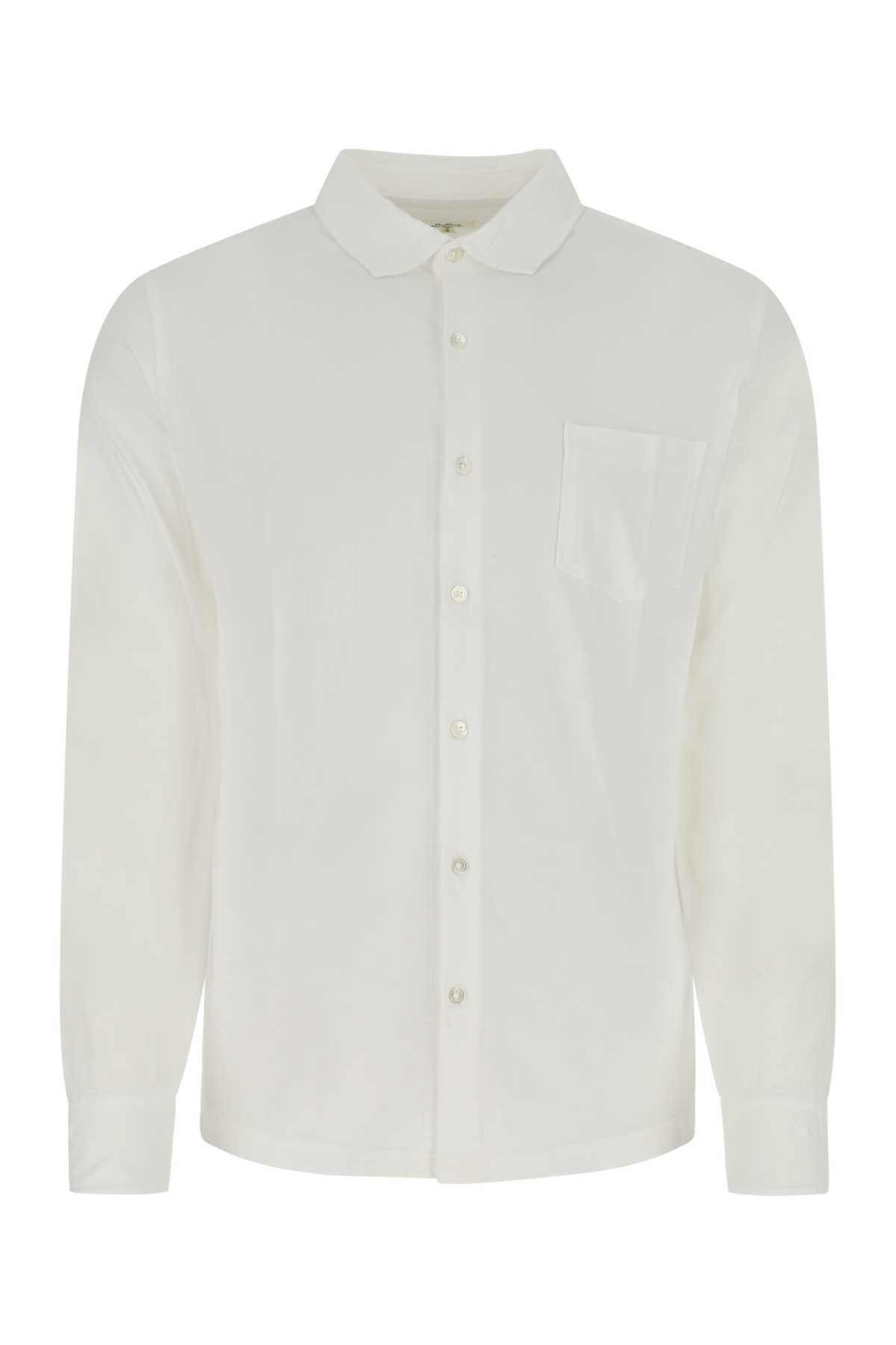 Hartford White Cotton Shirt