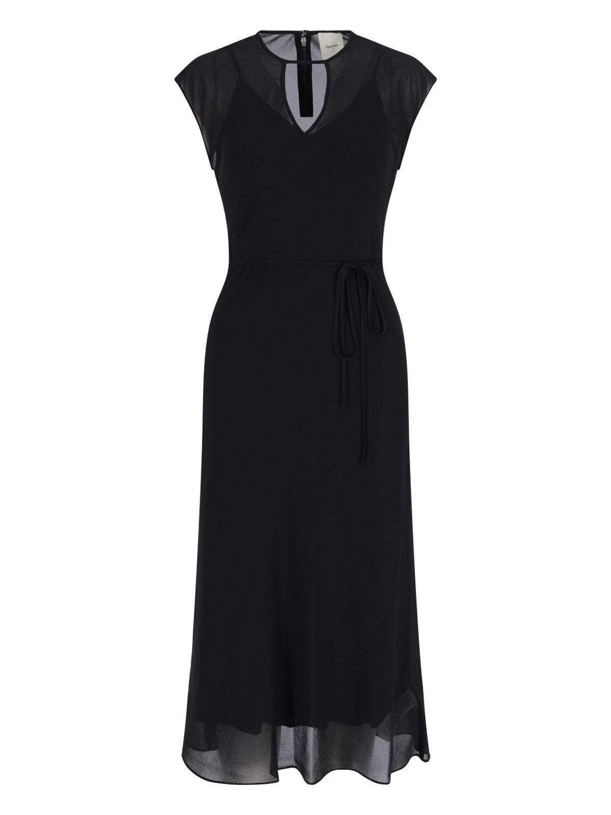 Calvin Klein Semi-Transparent Midi Dress
