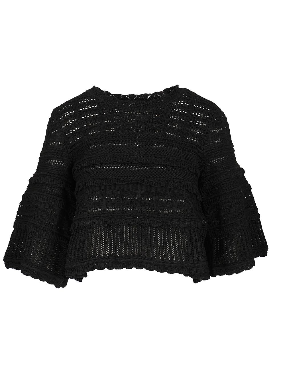 Marant Étoile Crop Knit Blouse