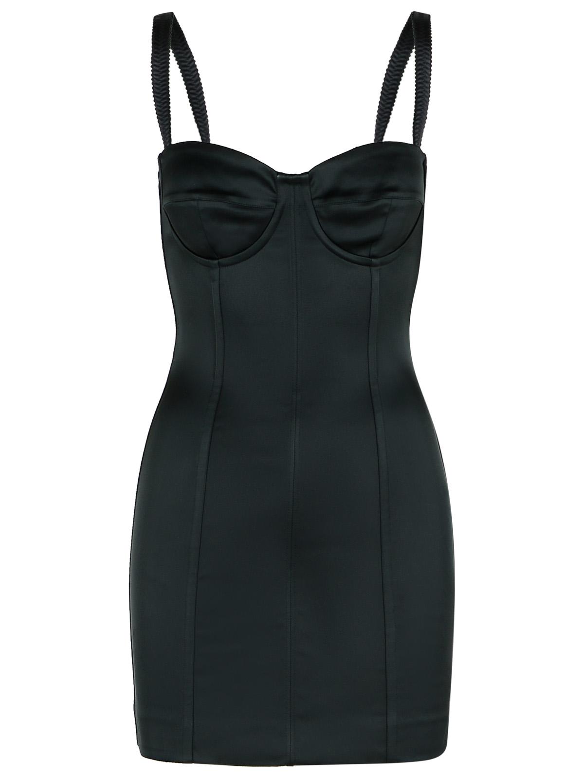 Dolce & Gabbana Dress In Black Acetate Blend