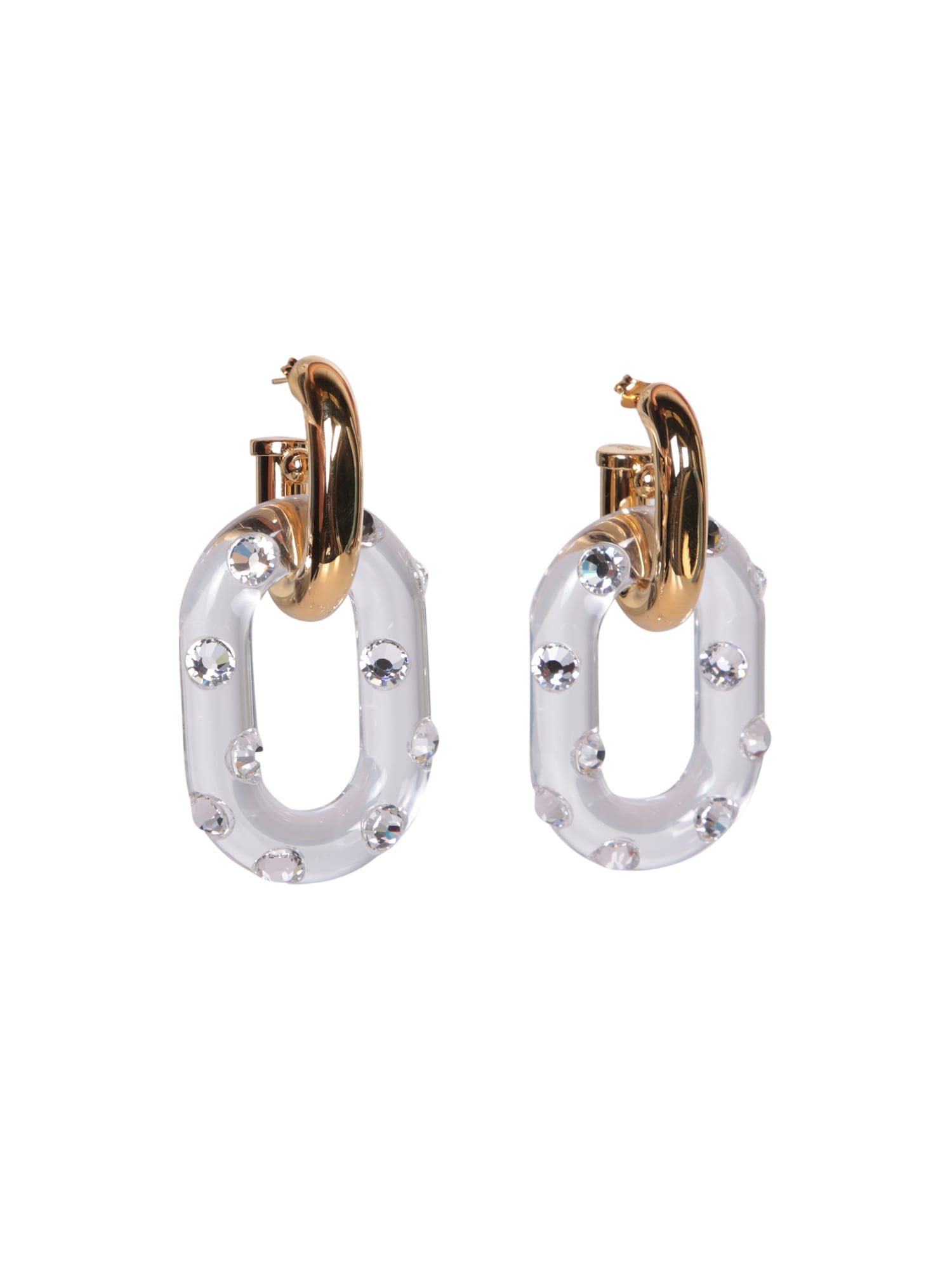Paco Rabanne Xl Link Embellished Earrings