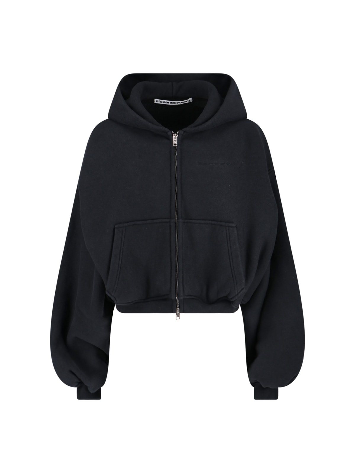 Alexander Wang Zip Cropped Sweatshirt