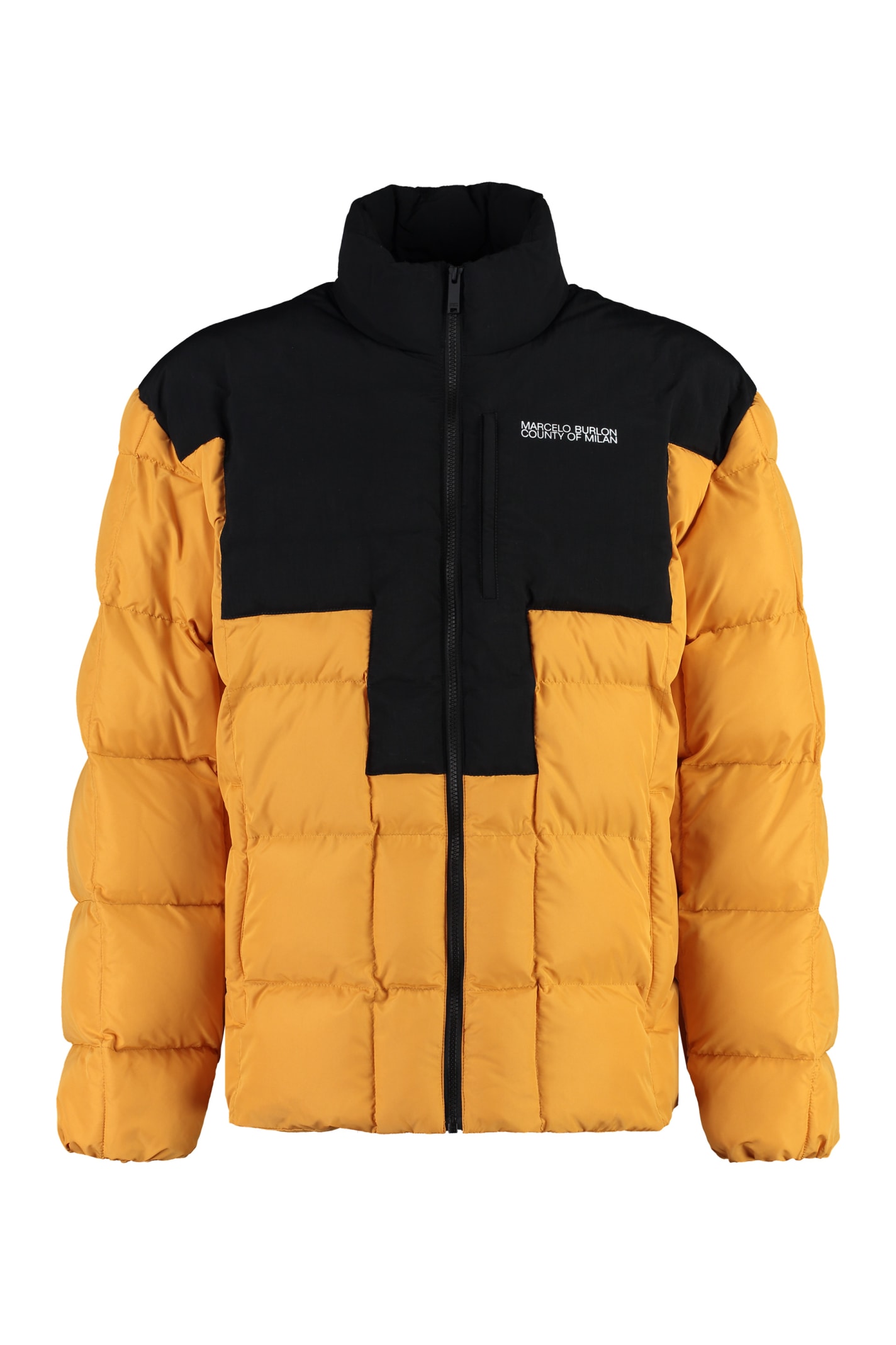 Marcelo Burlon Full Zip Down Jacket