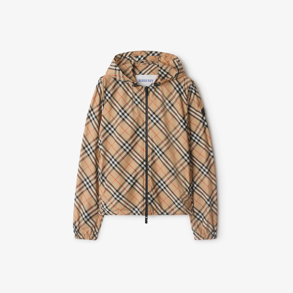 Burberry Check Hoodie Jacket