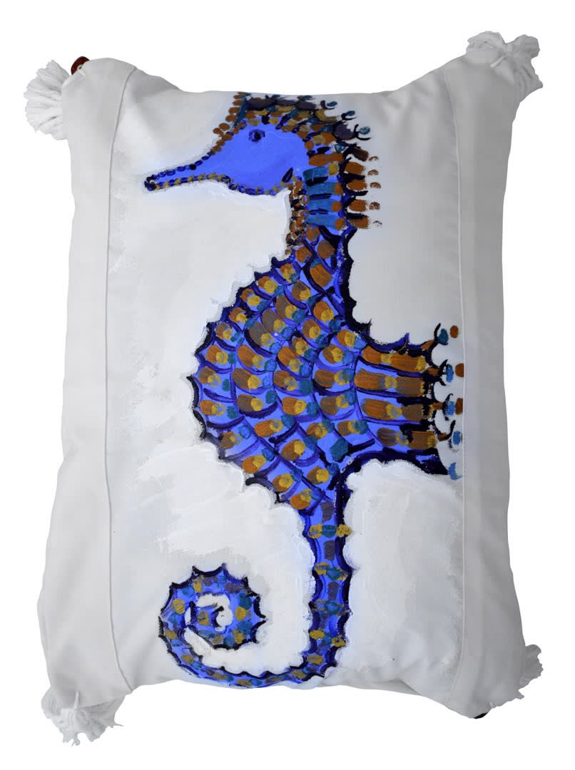 Le Botteghe su Gologone Hand Painted Cushions 100x100 Cm