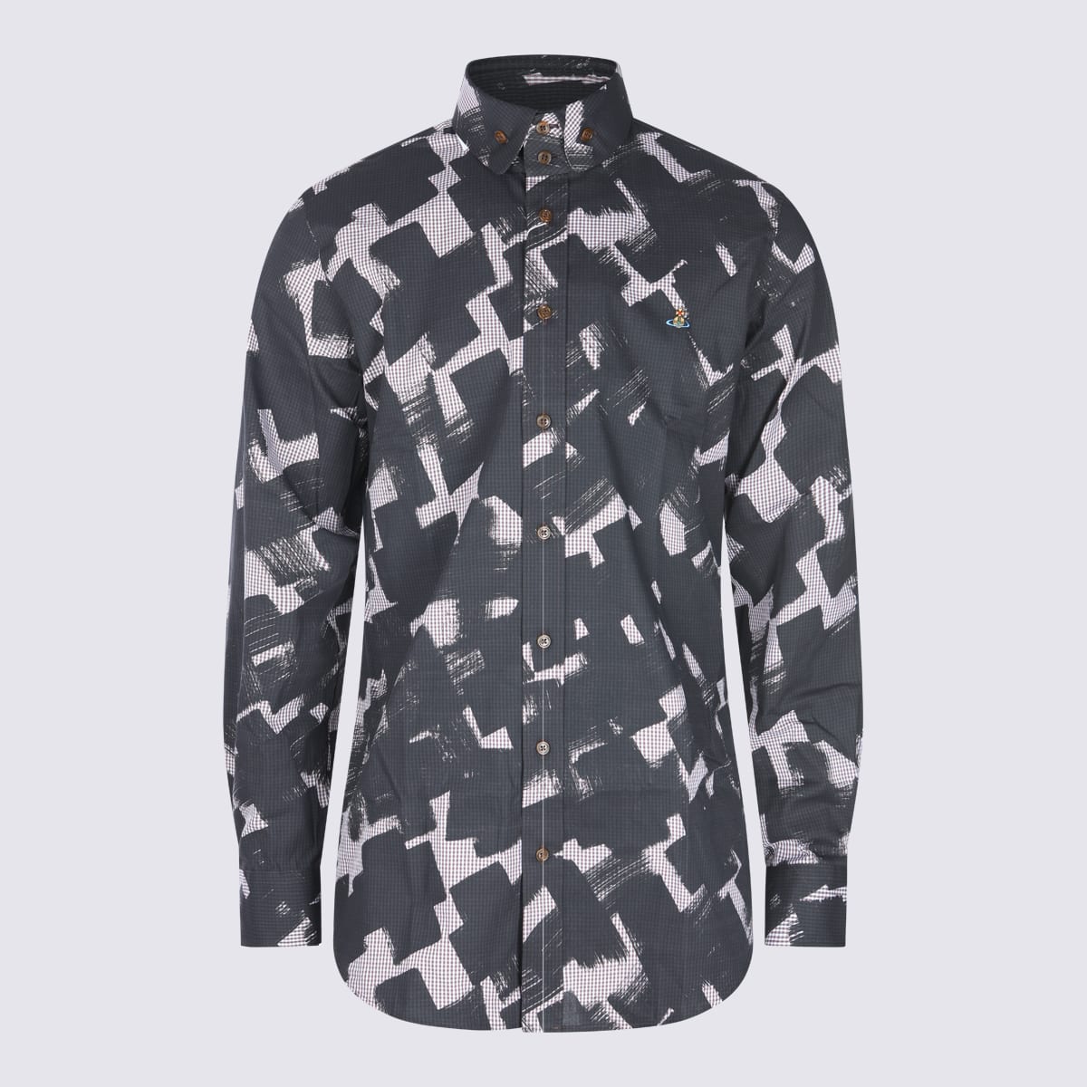 Vivienne Westwood 黑色棉质Orb衬衫