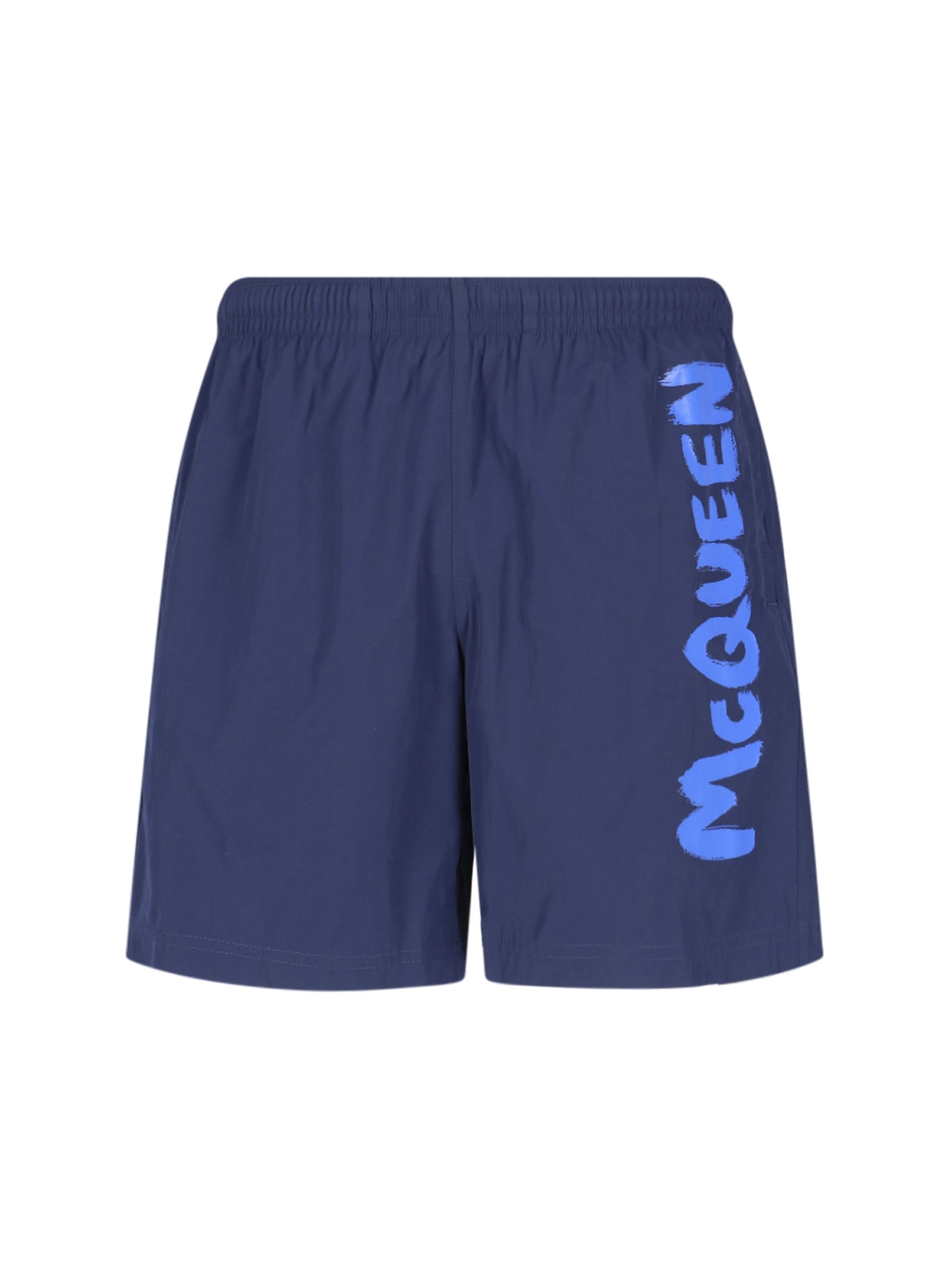 Alexander McQueen Graffiti Logo Swim Shorts