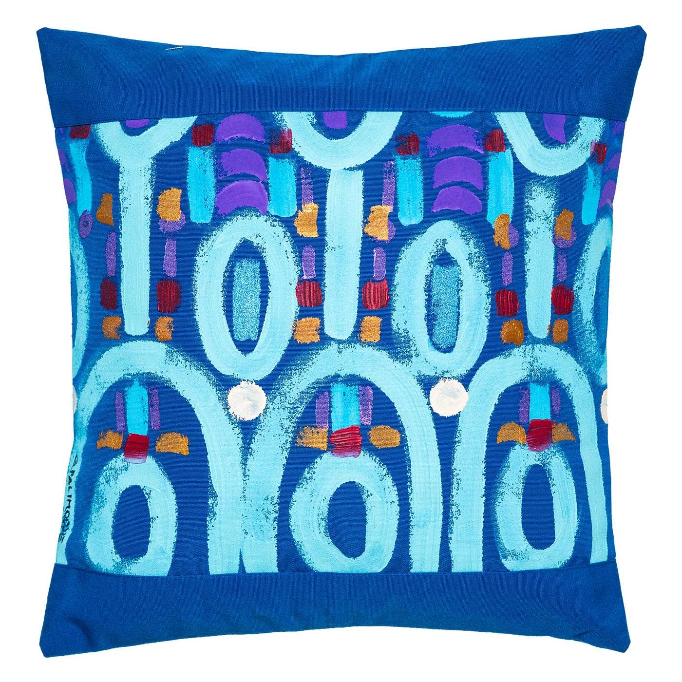 Le Botteghe su Gologone Hand Painted Cushions 100x100 Cm