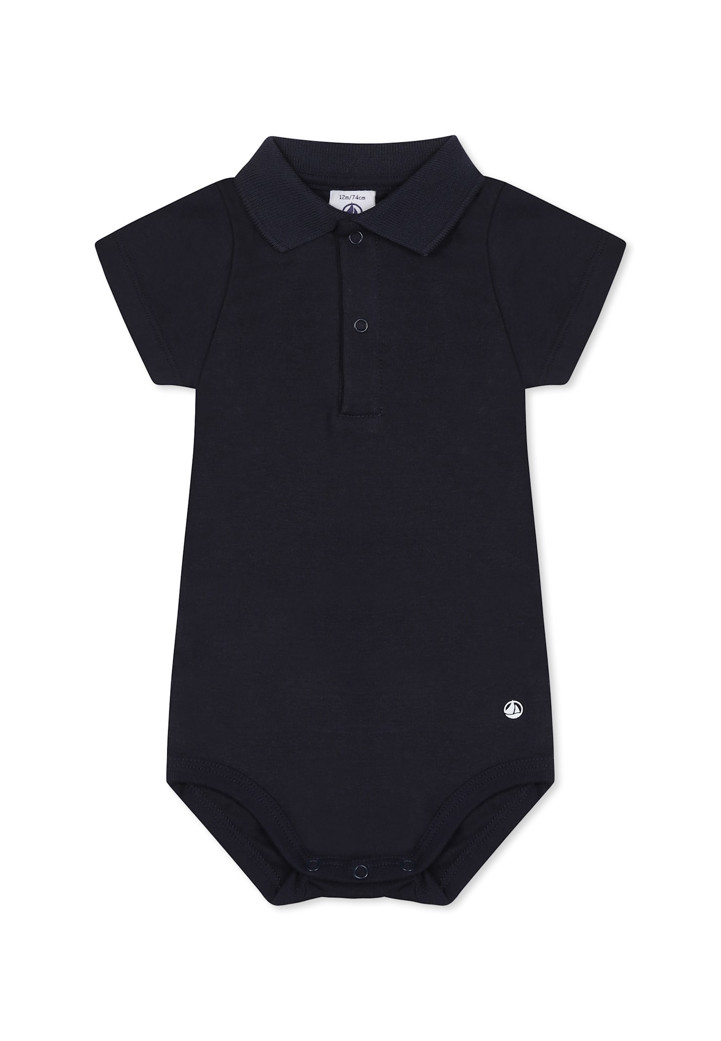 Petit Bateau Blue Bodysuit For Babykids