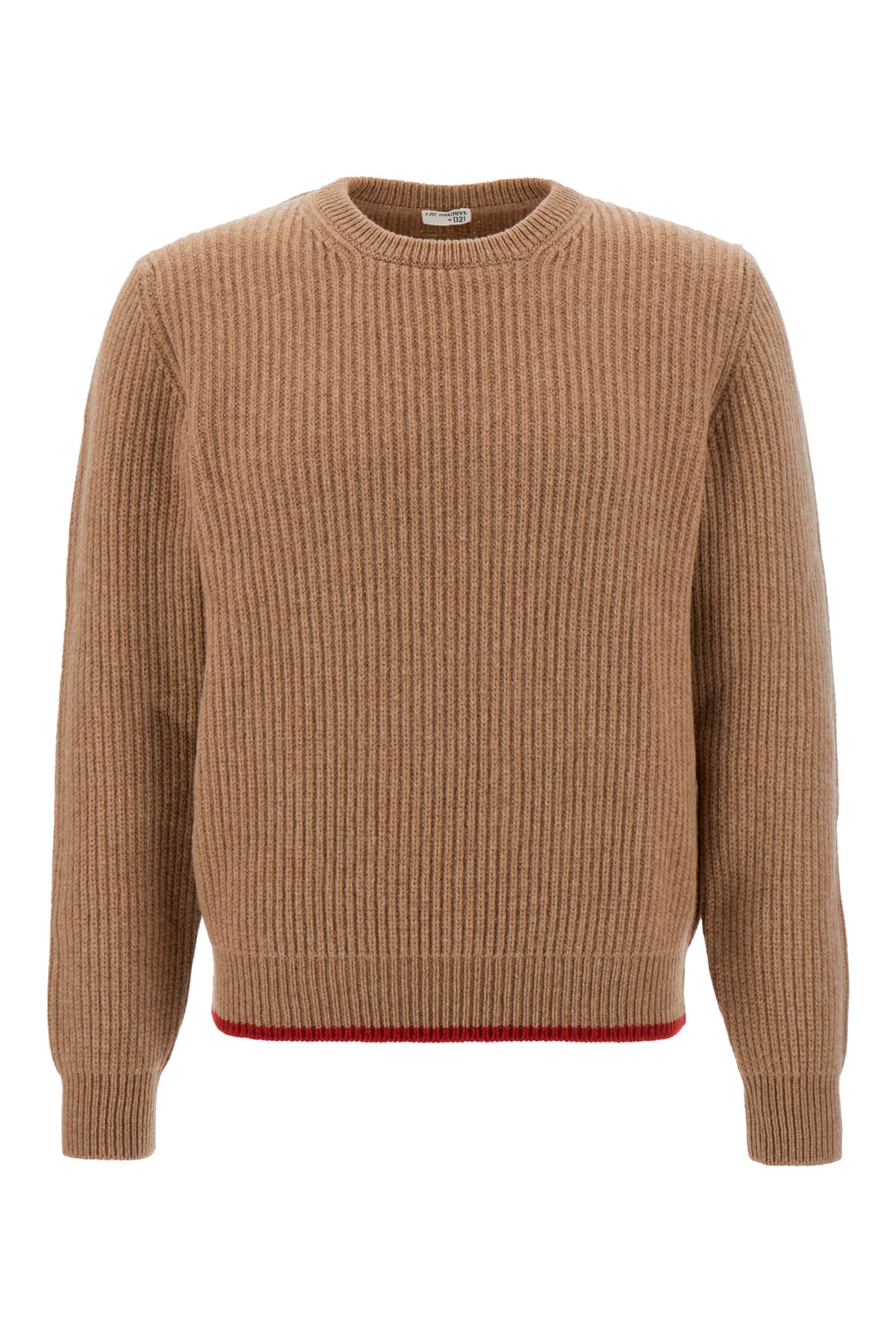 Fay Biscuit Wool Sweater