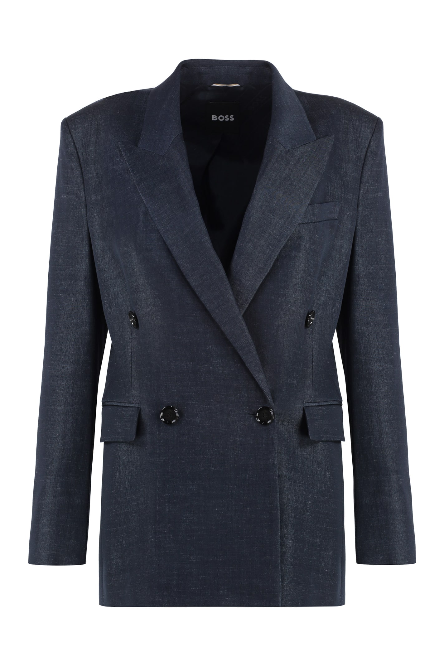 Hugo Boss Double-breasted Tweed Jacket