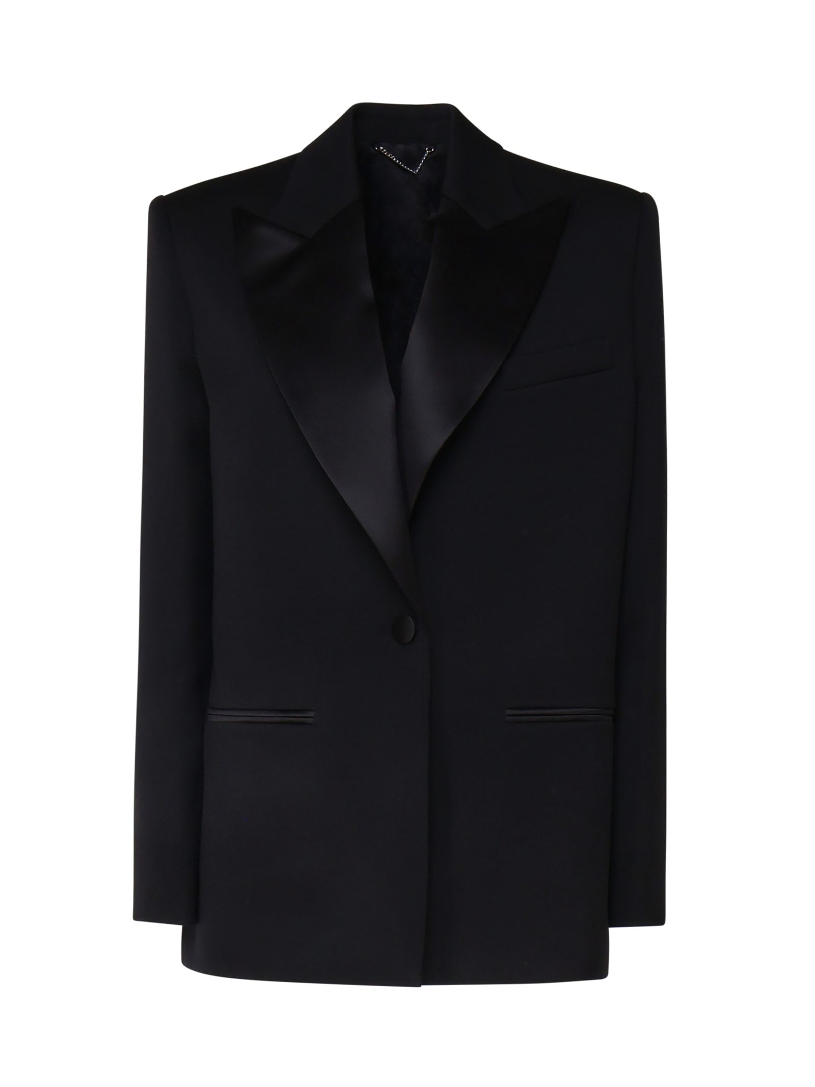 Magda Butrym Blazer With Satin Lapels