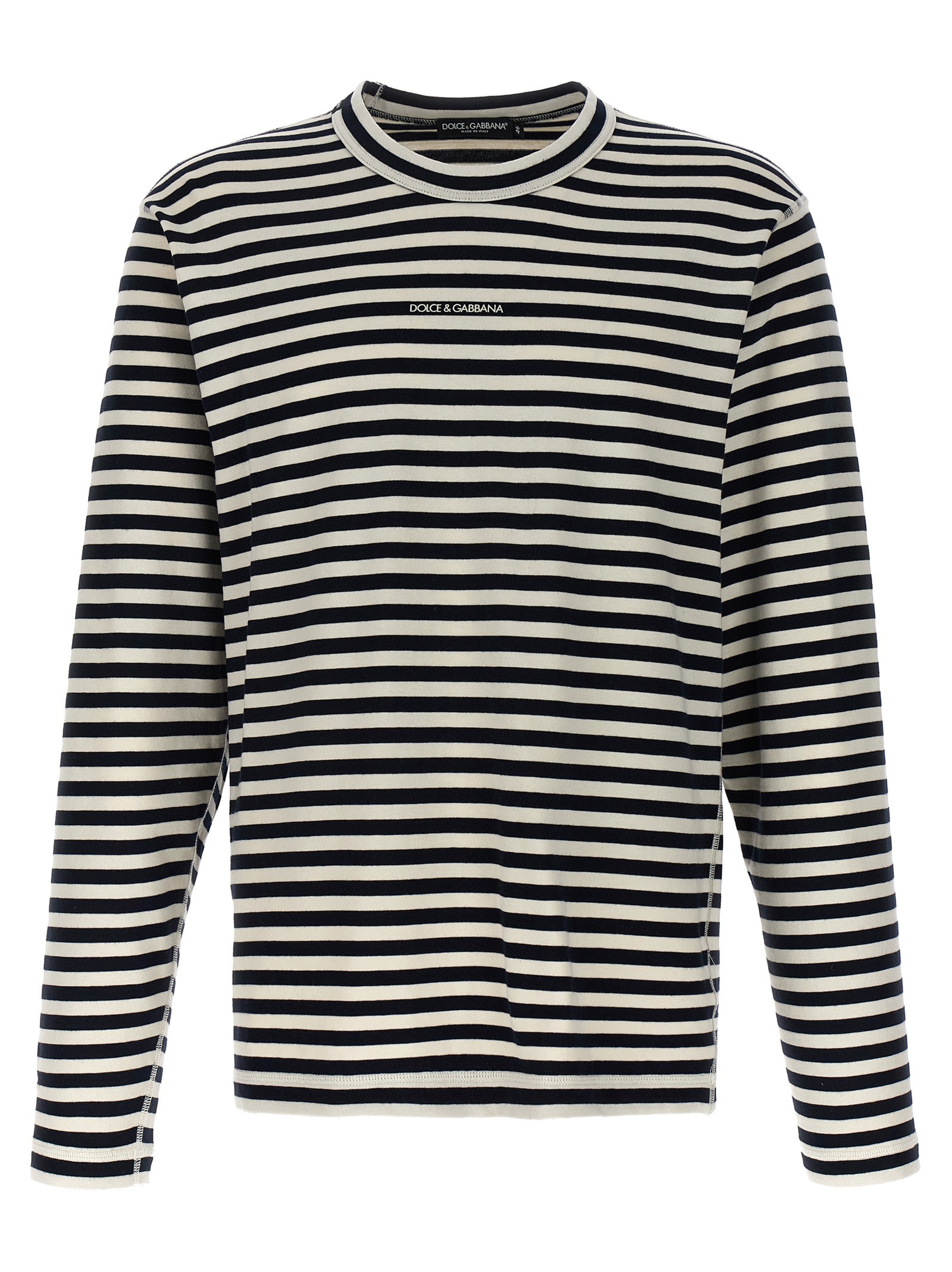 Dolce & Gabbana Striped Crewneck T-shirt