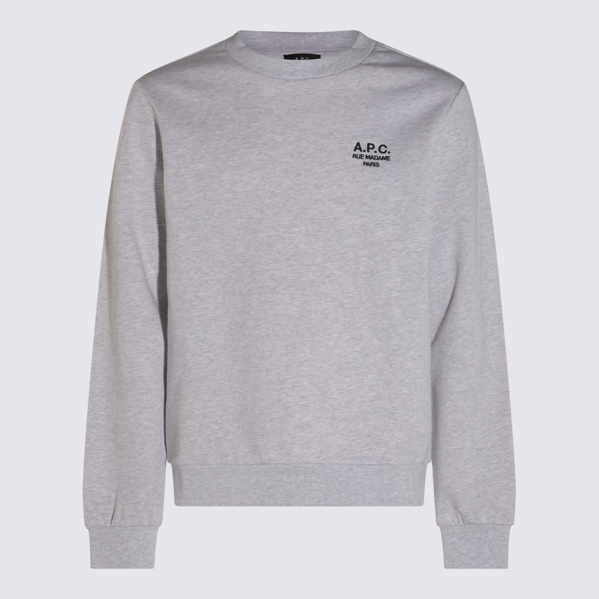 A. P.C. Light Grey Cotton Sweatshirt