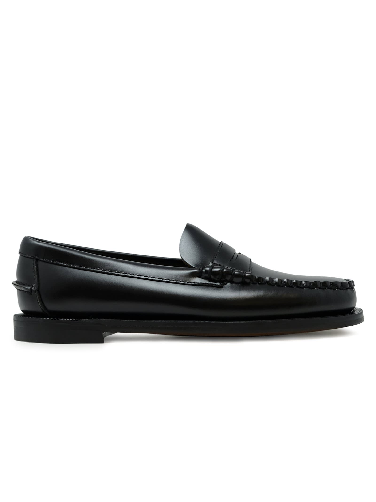 Sebago Dan Black Leather Loafers