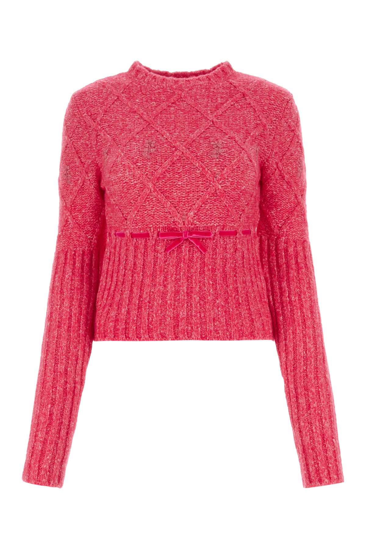 Cormio Fuchsia Wool Blend Sweater