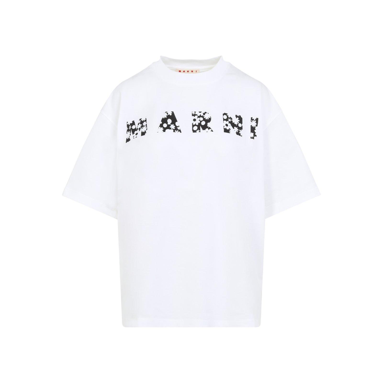 Marni White Cotton T-shirt