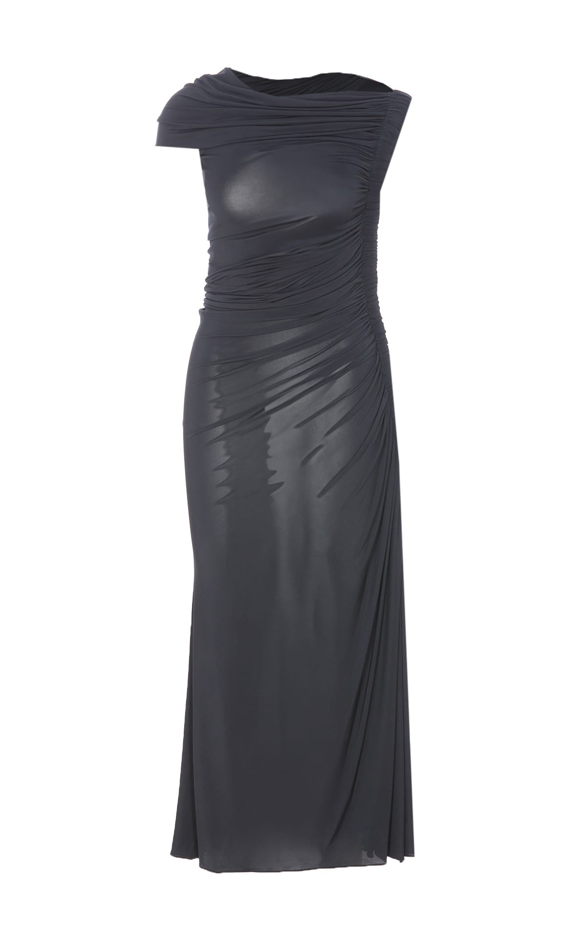 Alaia Draped Asymmetrical Dress