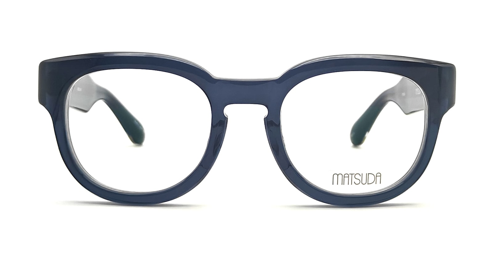 Matsuda M1038 - Dark Navy Crystal / Gold Rx Glasses