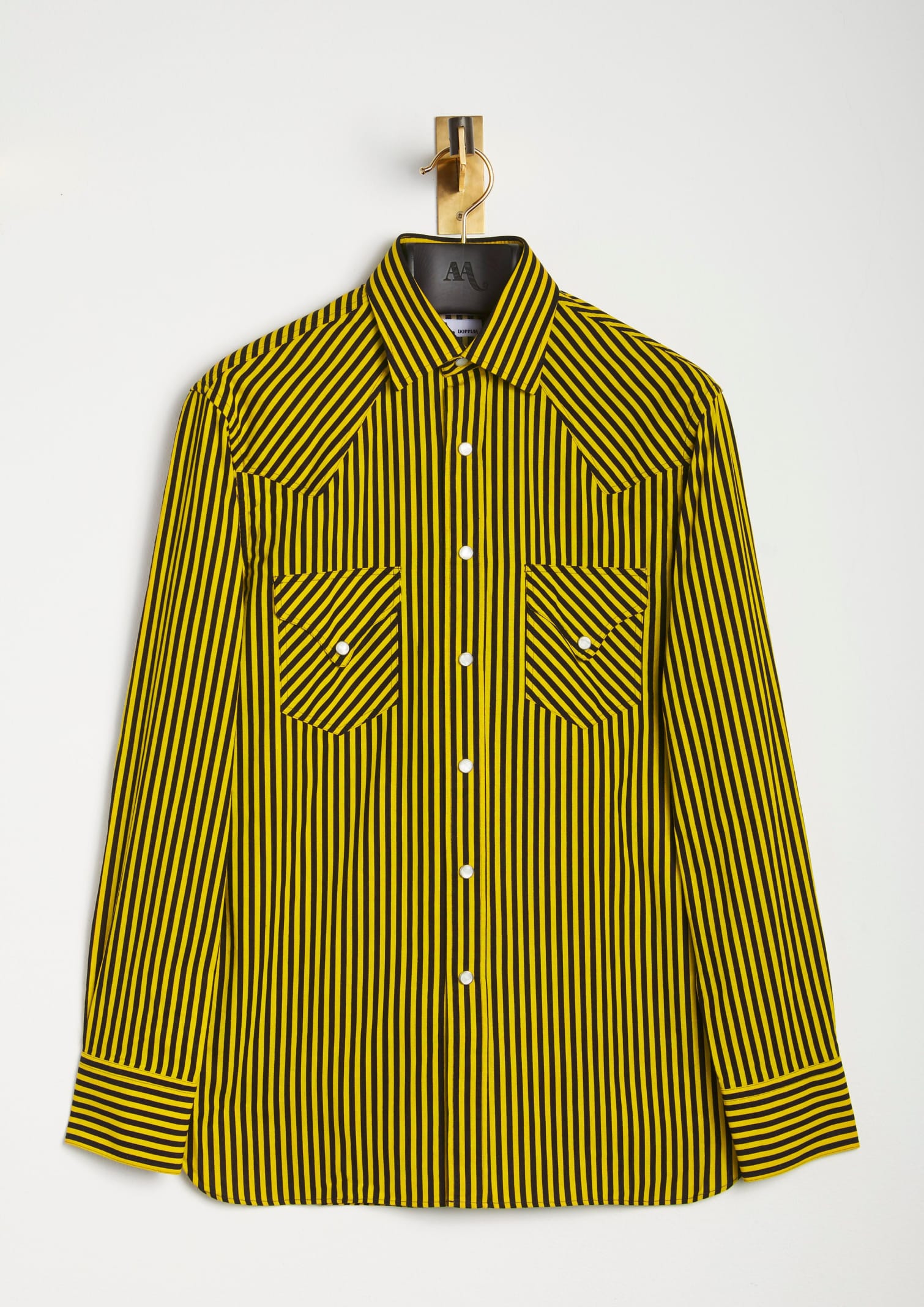 doppiaa Aariosto Vertical Striped Western Shirt