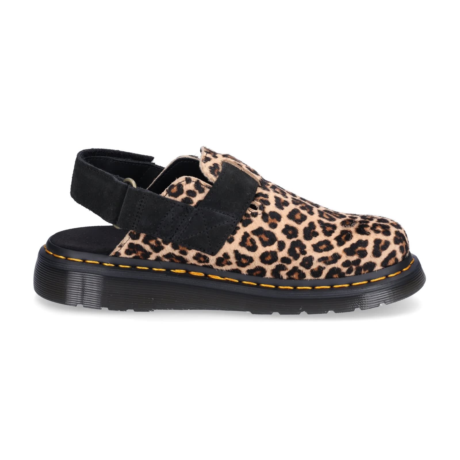 Dr. Martens Jorge II 穆勒拖鞋 动物纹小马皮