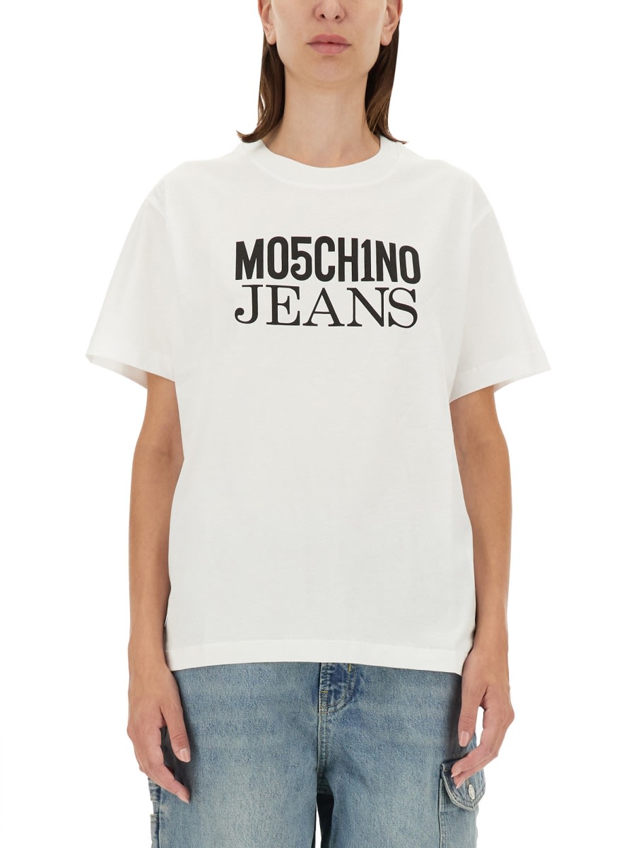 M05CH1N0 Jeans T-shirt With Logo
