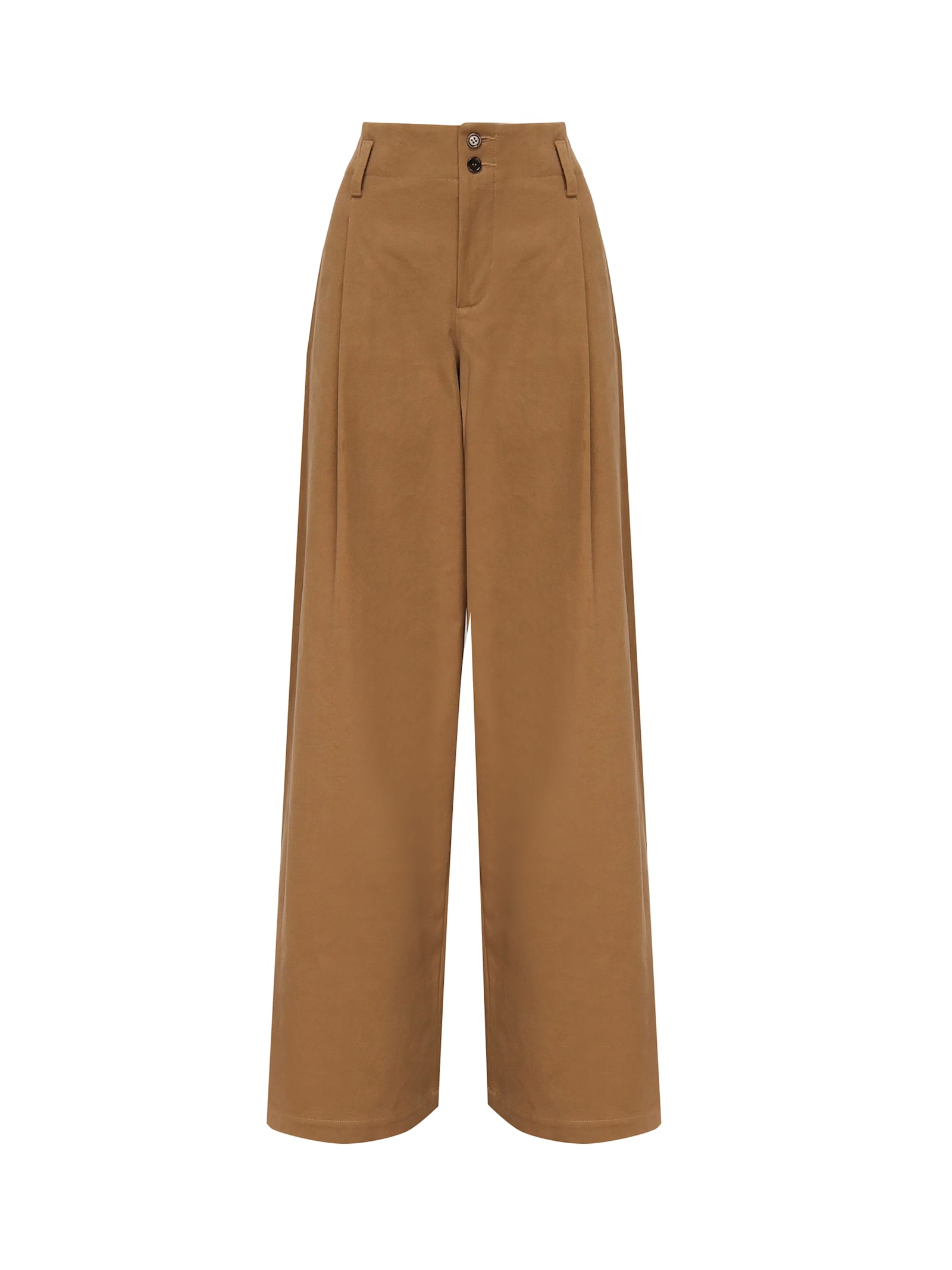 Chloé Flared Cotton Trousers