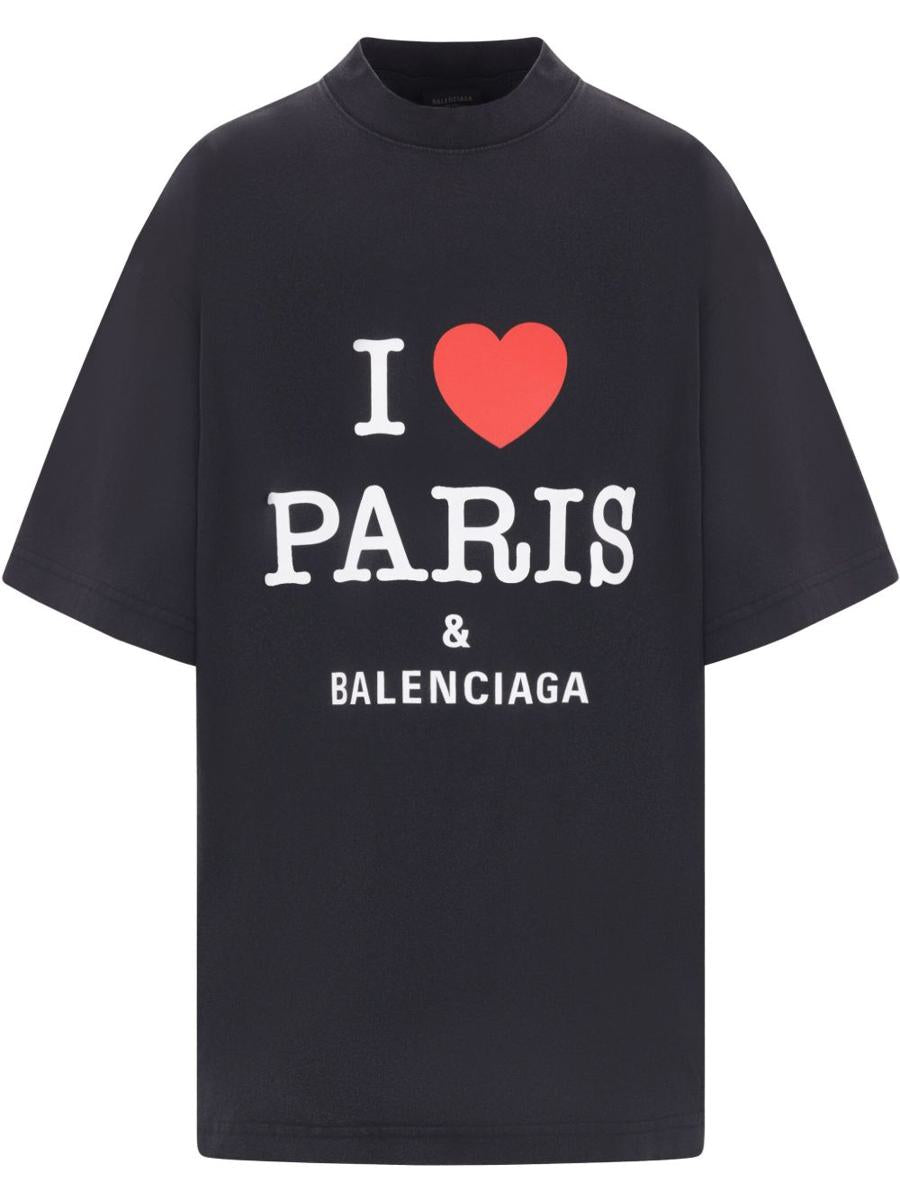 巴黎世家 I Love Paris 纯棉T恤