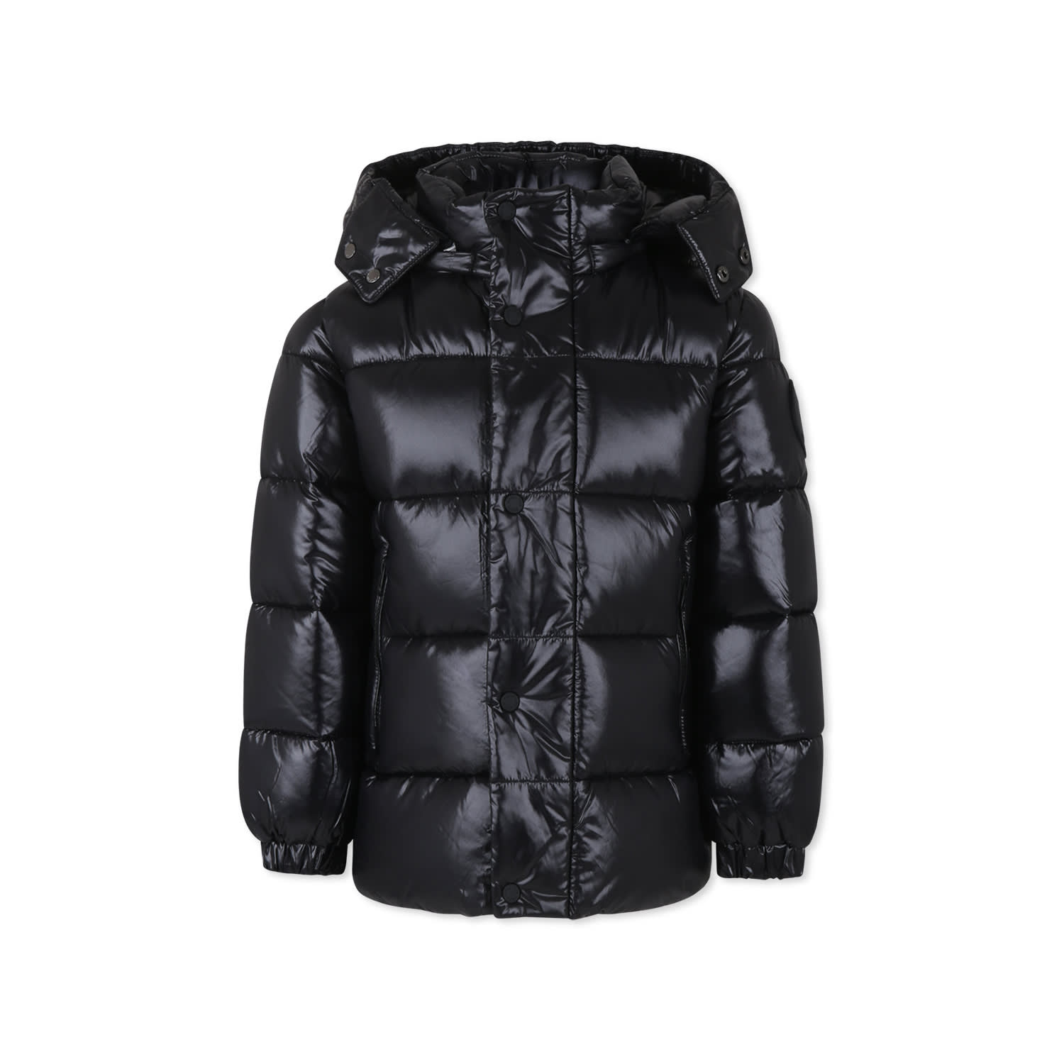 Save the Duck Black Down Jacket For Boy