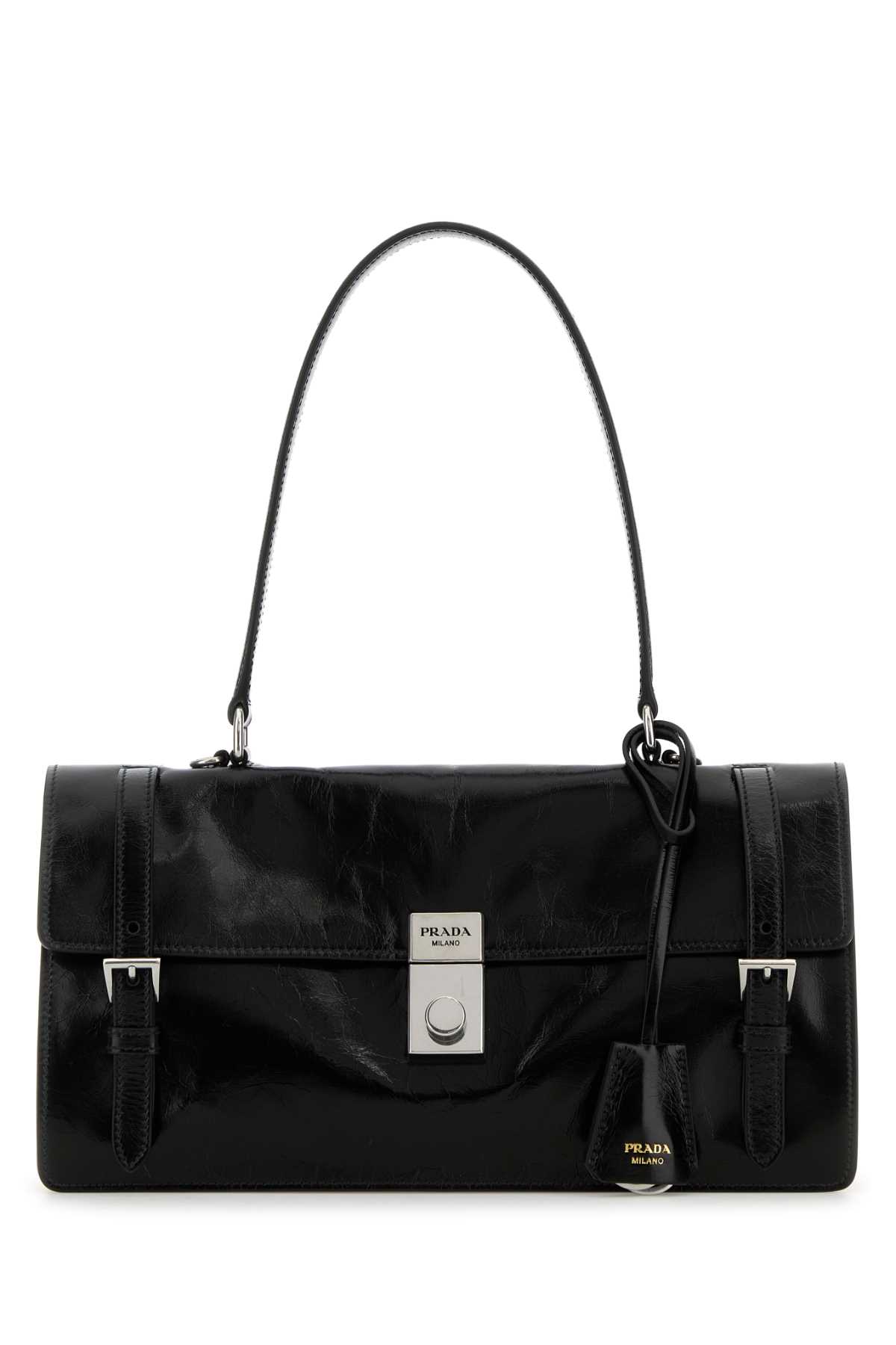 Prada Black Leather Medium Handbag