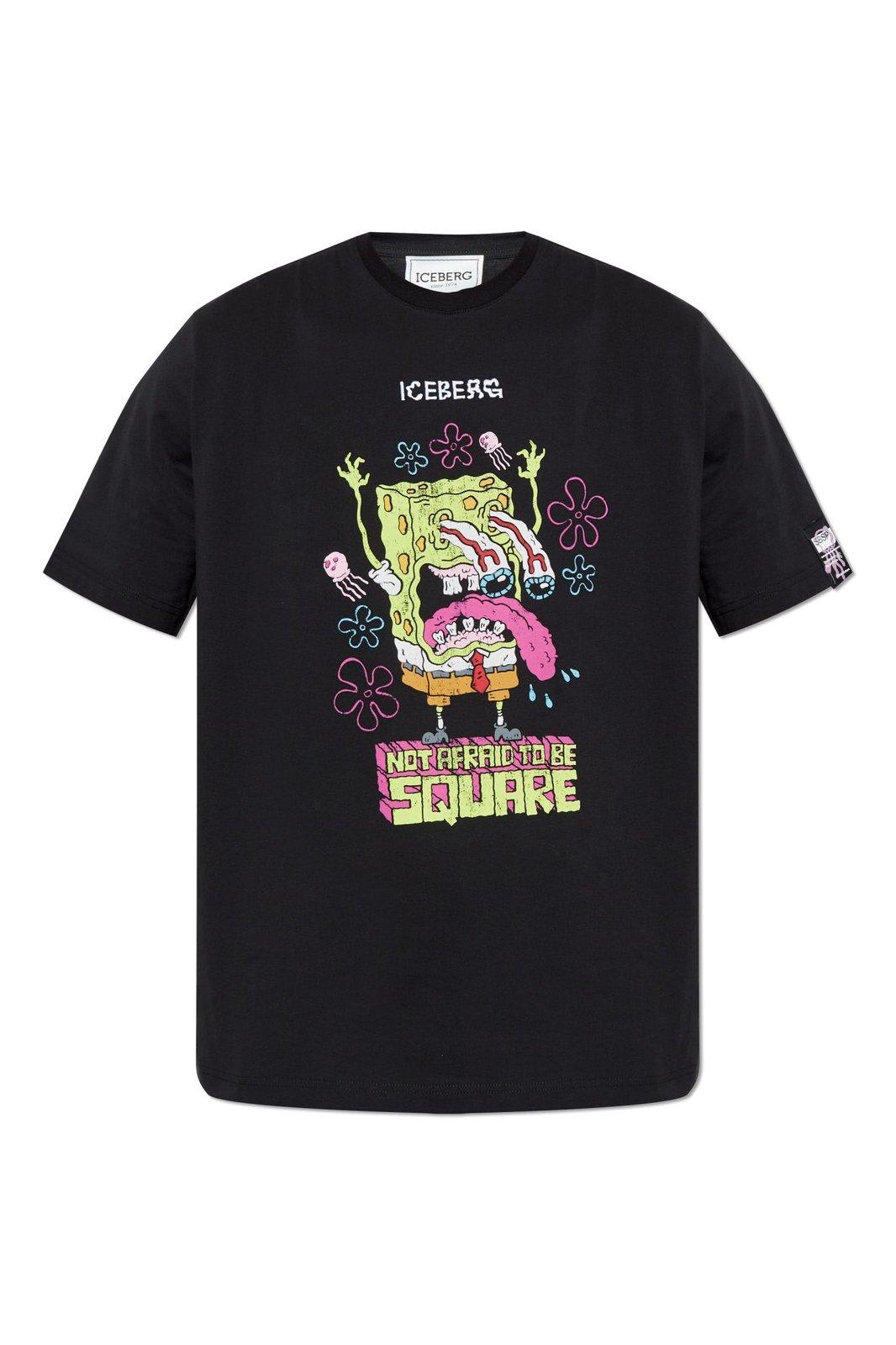 Iceberg Graphic Printed T-shirt