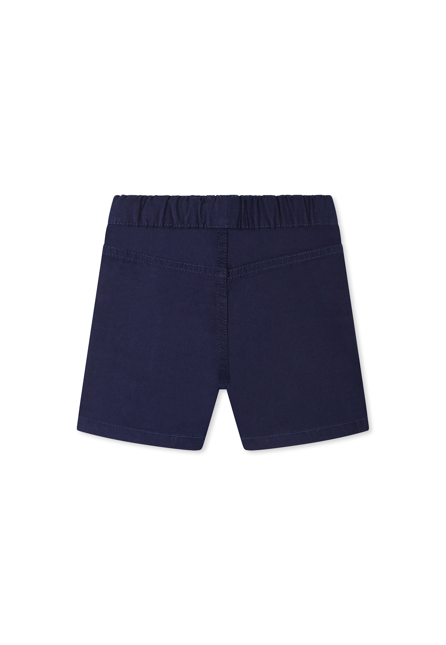 Timberland Blue Shorts For Baby Boy With Logo