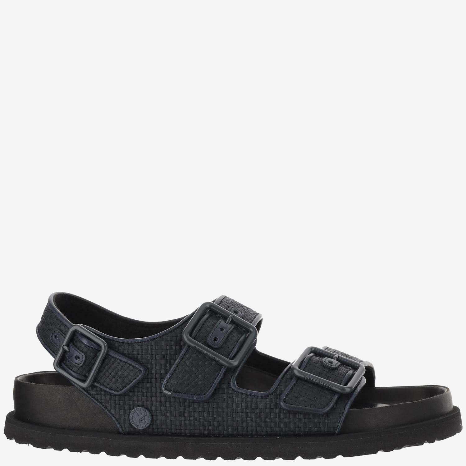 Birkenstock 1774 藏青色拉菲草永恒阳光米兰凉鞋