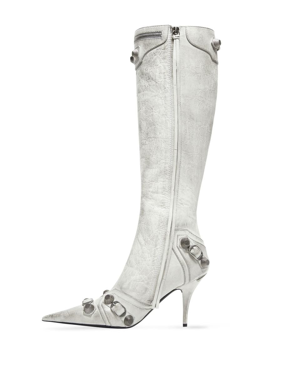 Balenciaga Le Cagole 皮革短靴