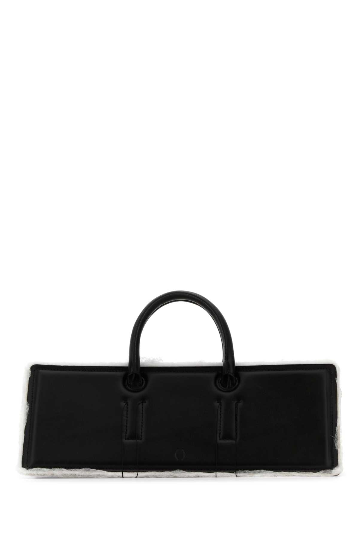 Dentro Black Leather Otto Handbag