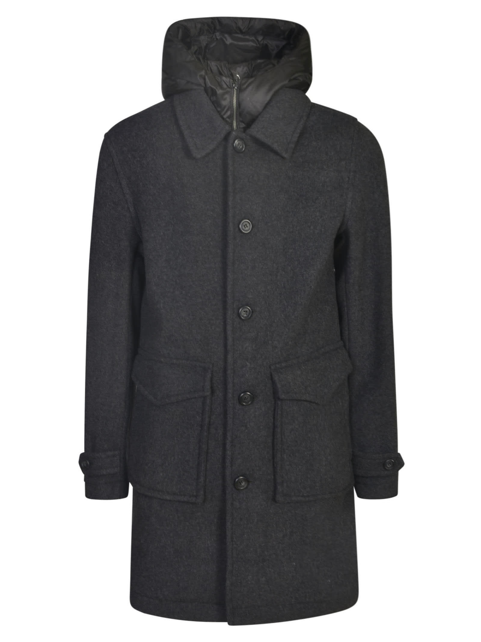 Woolrich 按扣工装派克大衣