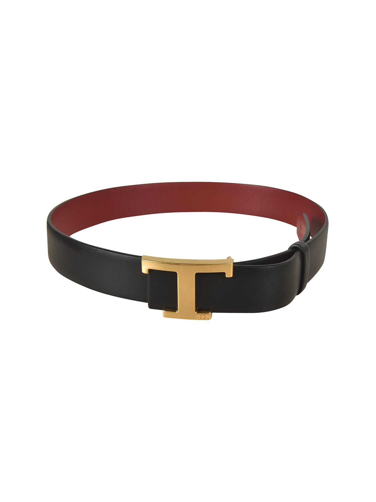 Tod's T-timeless Logo Plaque Reversible Belt