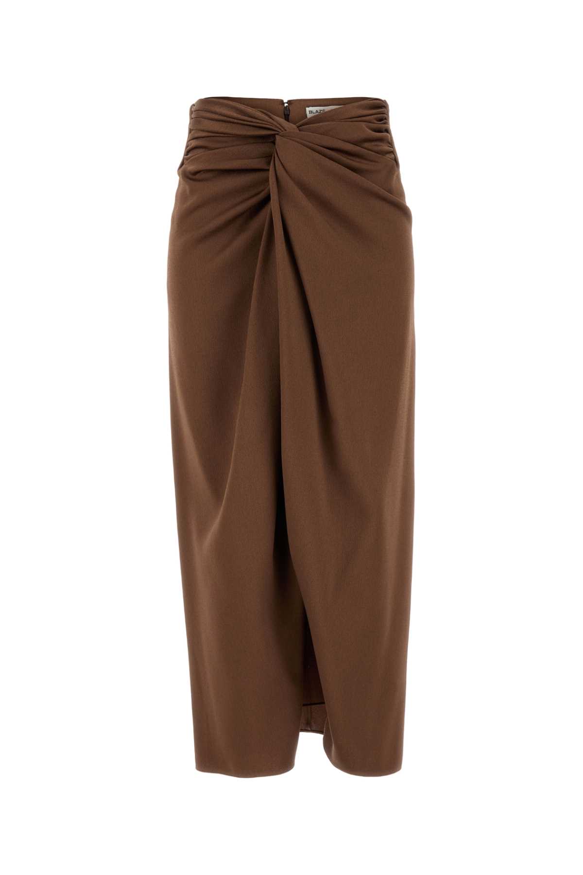 Blazé Milano Brown Crepe Novalis Skirt