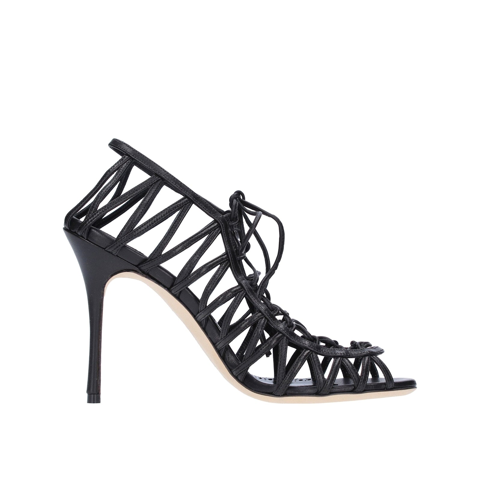 Manolo Blahnik Hamza 105 皮革凉鞋