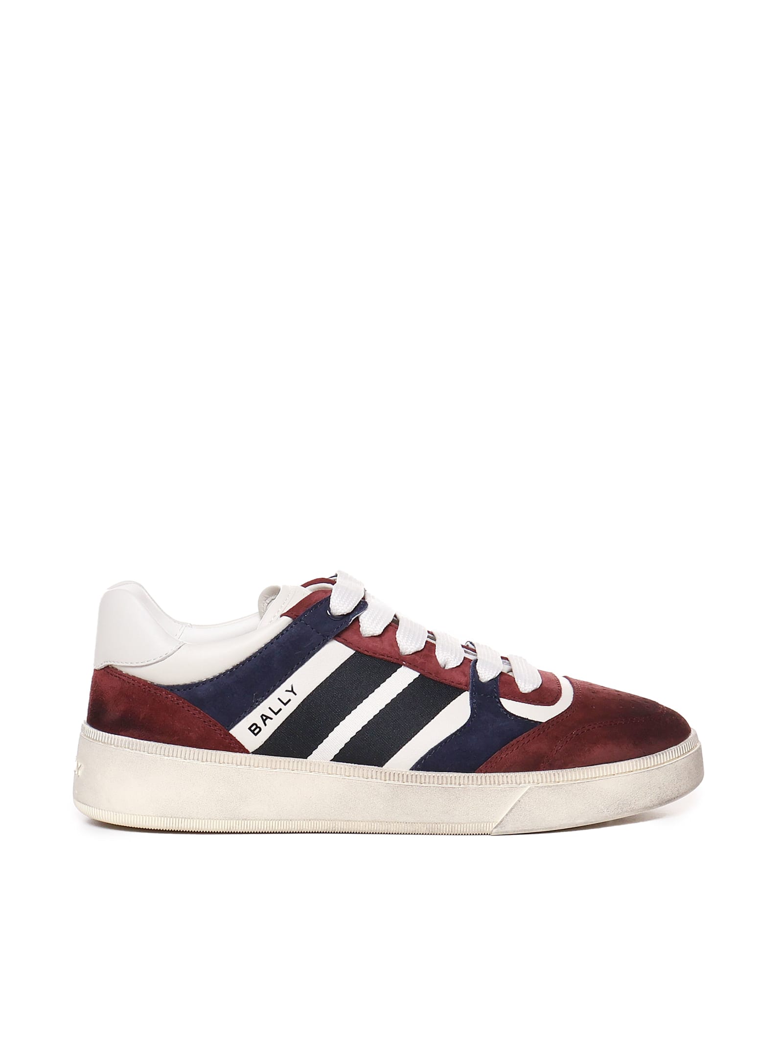 Bally Sneakers In Suede And Calfskin