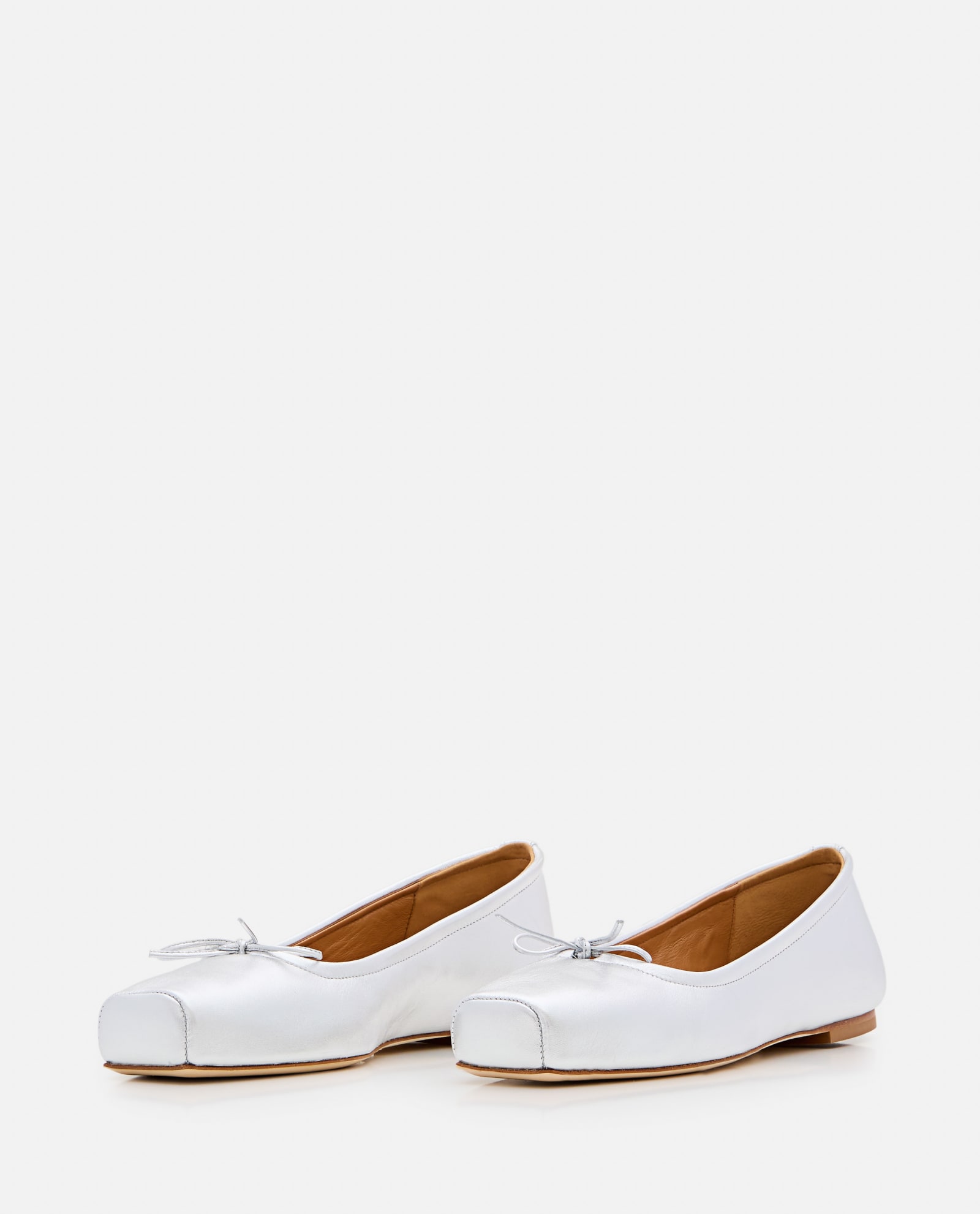 aeyde Gabriella Laminated Nappa Leather Ballet Flat