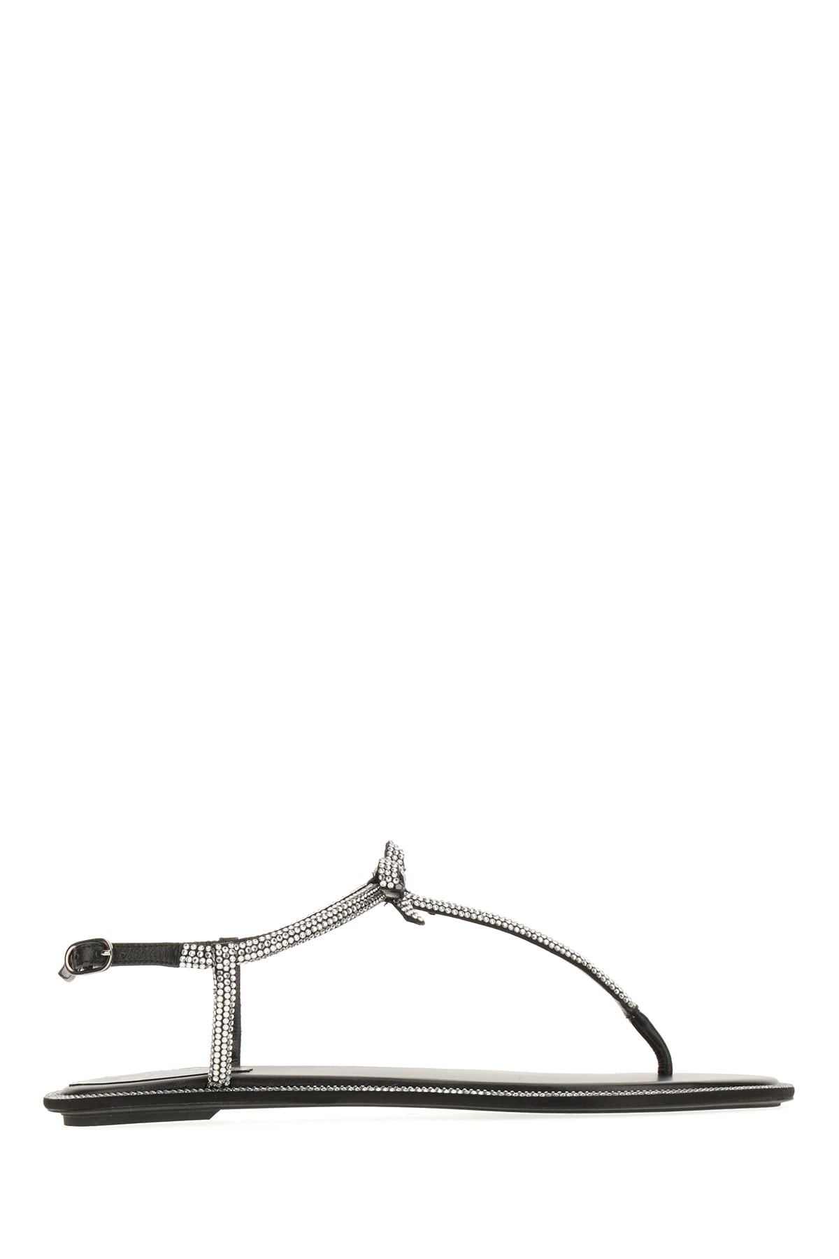 René Caovilla Diana Embellished Open Toe Sandals