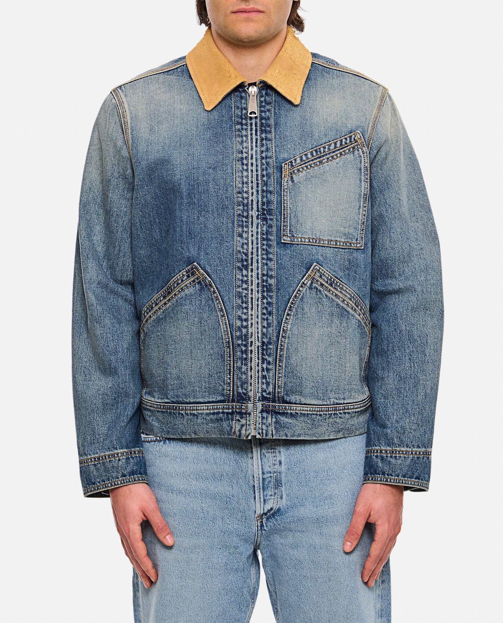 Alexander McQueen Denim Workwear Jacket