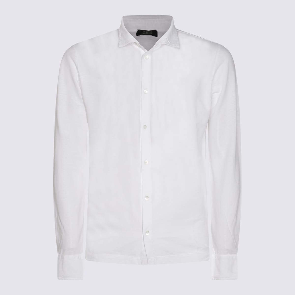 Zanone White Cotton Shirt