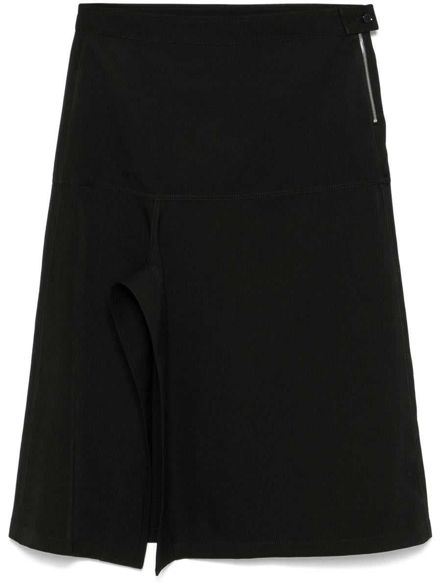 Lemaire Asymmetrical Wrapover Skirt Clothing