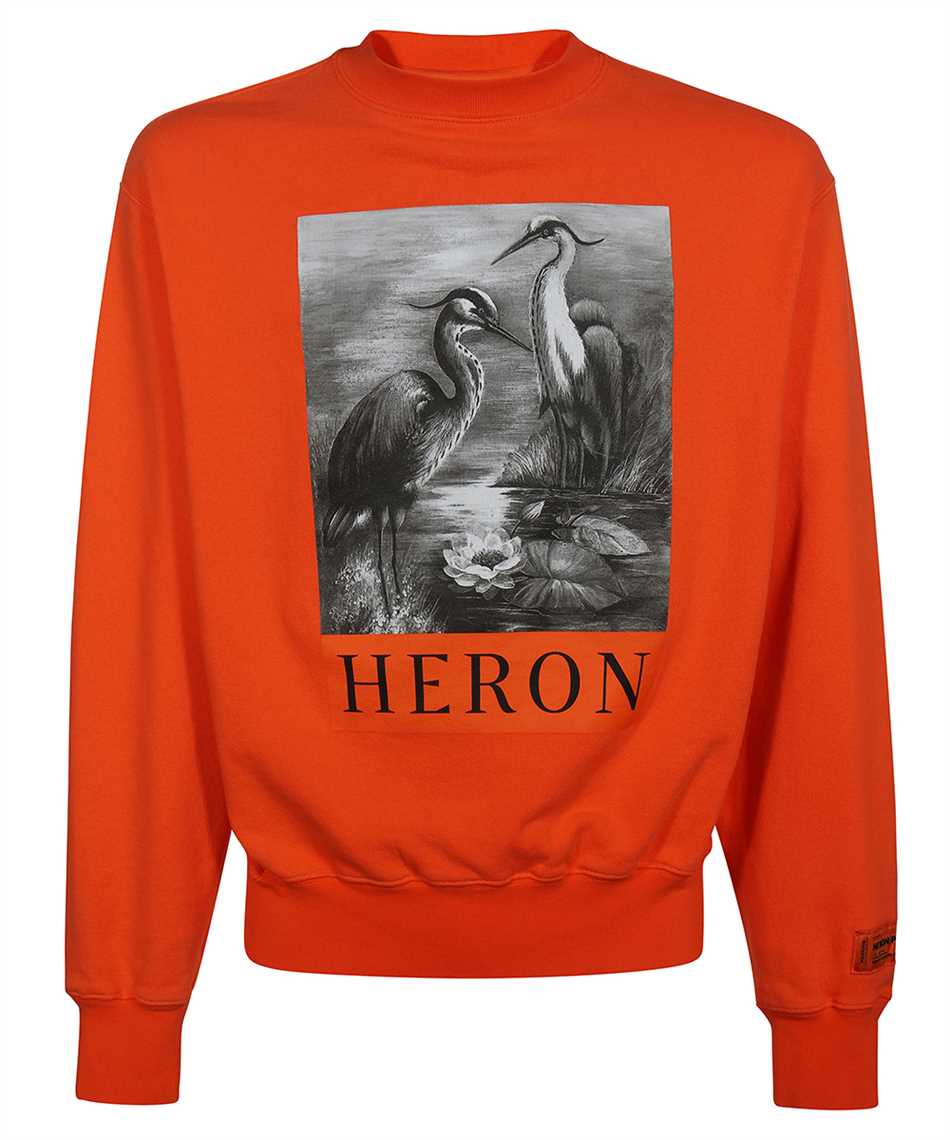 HERON PRESTON Cotton Crew-neck Sweatshirt