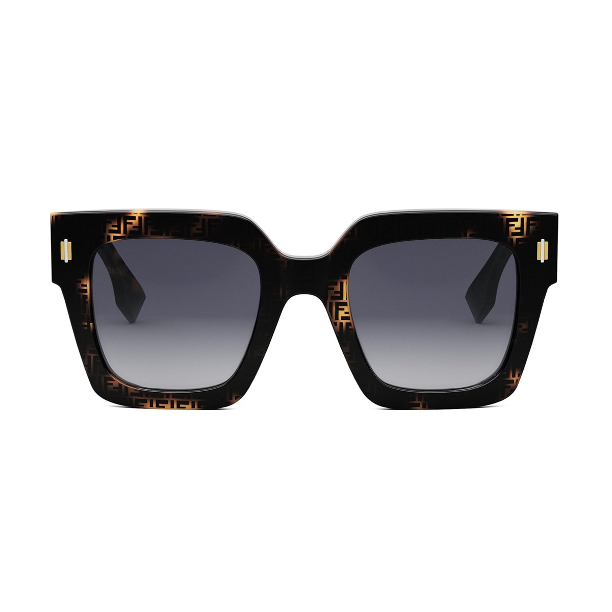 Fendi Eyewear Fendi Fe40101i Fendi Roma 55b Havana Serigrafato Sunglasses