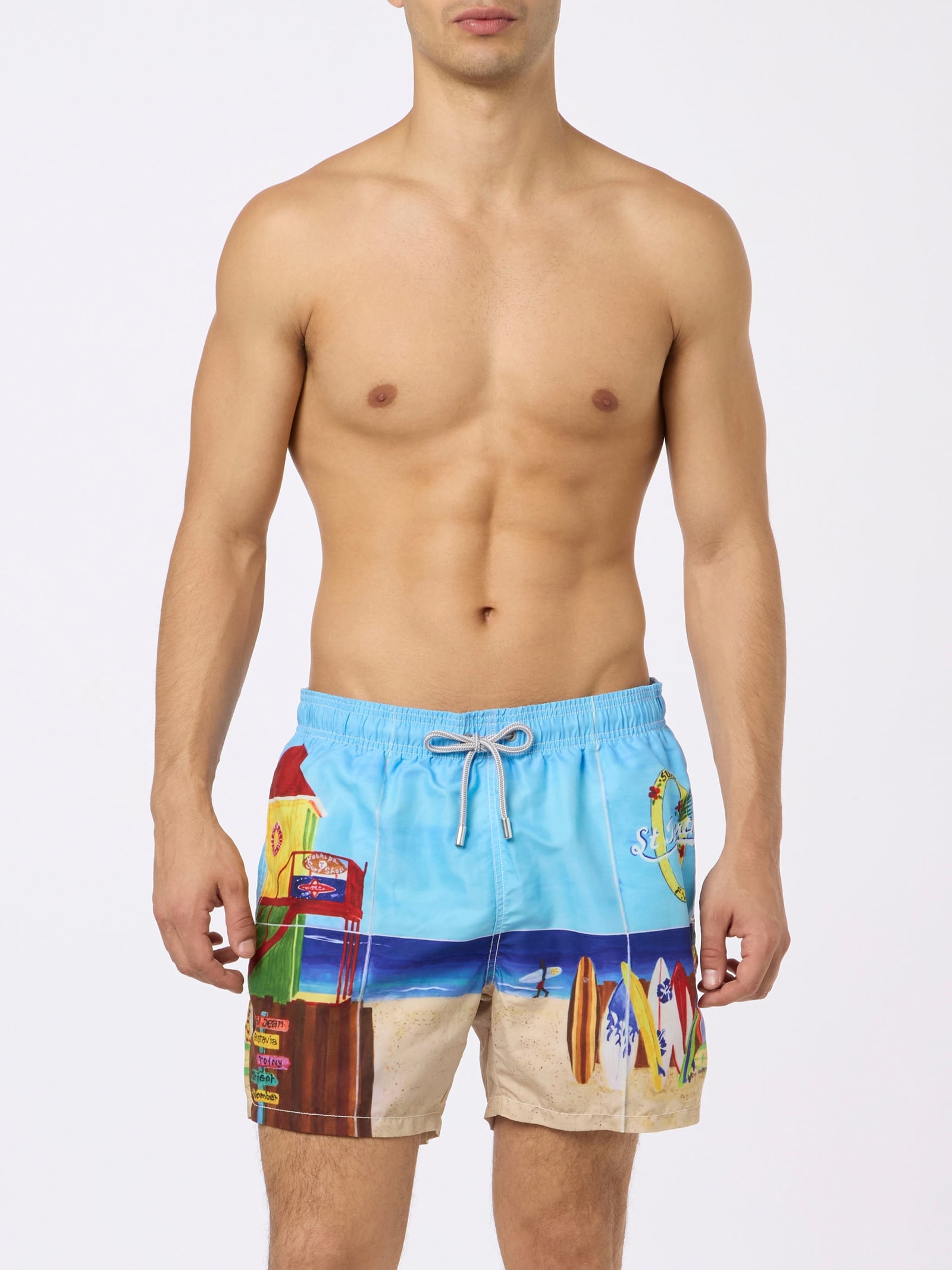 MC2 Saint Barth Saint Barth Lorient Photographic Print Swim Shorts