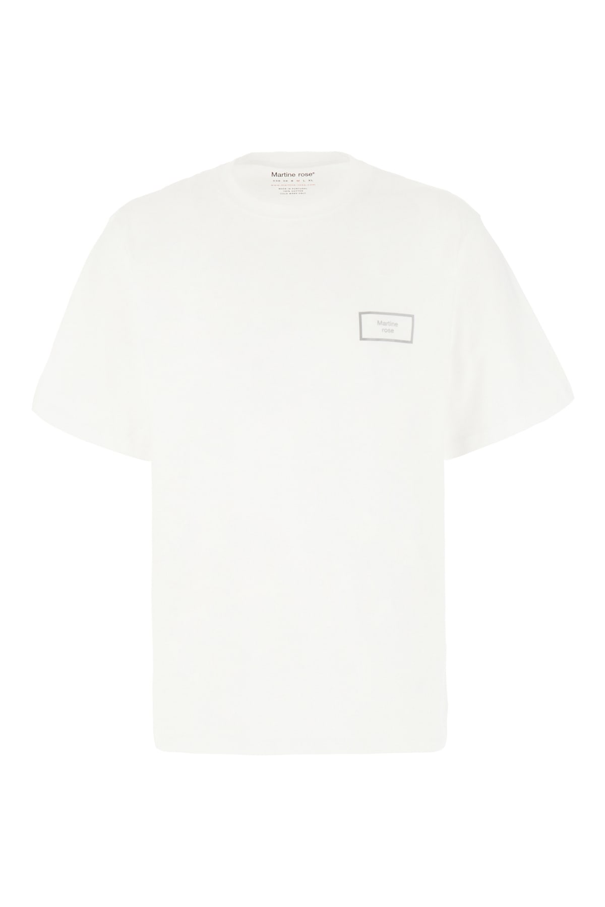 Martine Rose White Cotton T-shirt