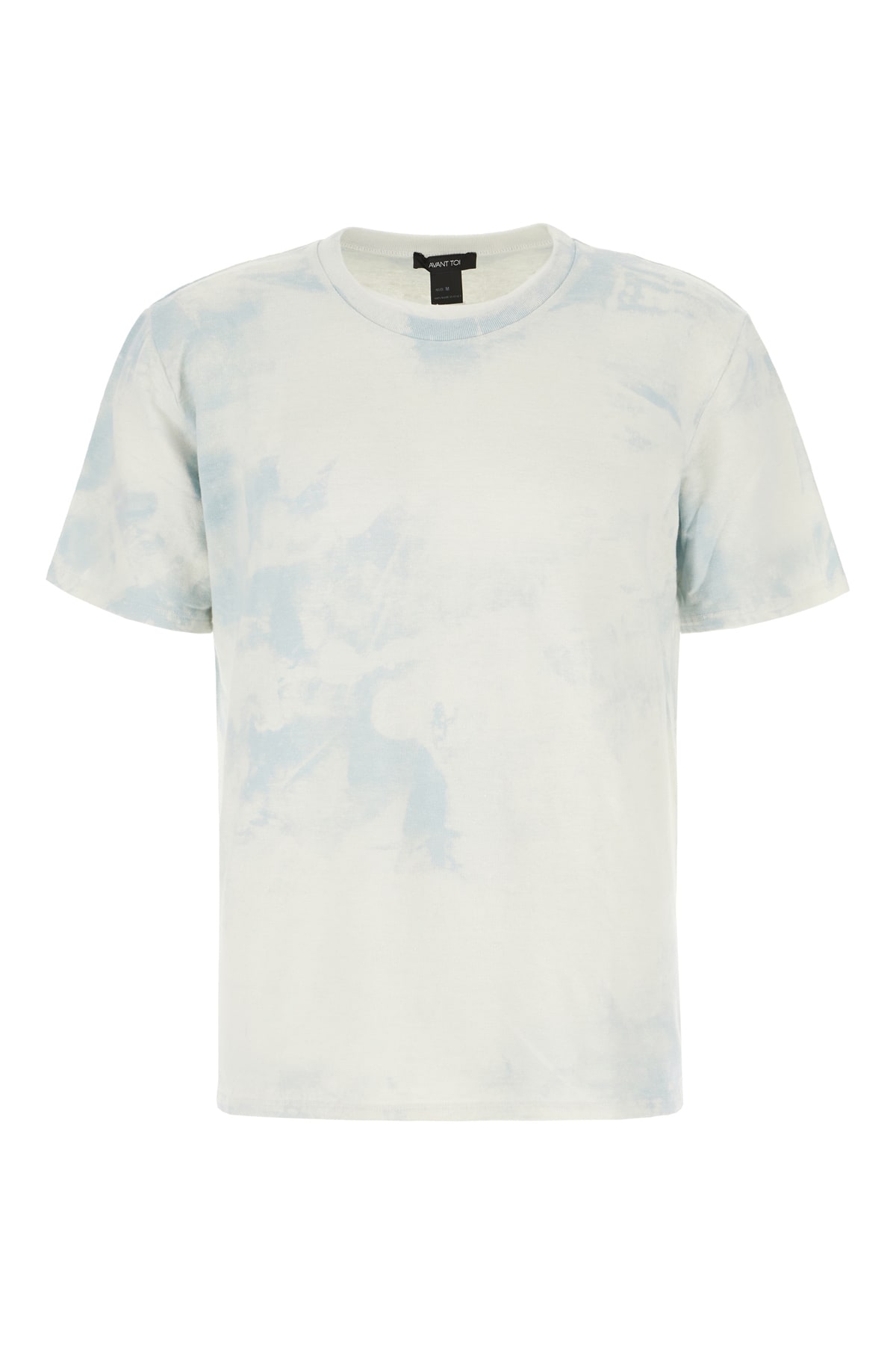 Avant Toi Multicolor Stretch Linen Blend T-shirt